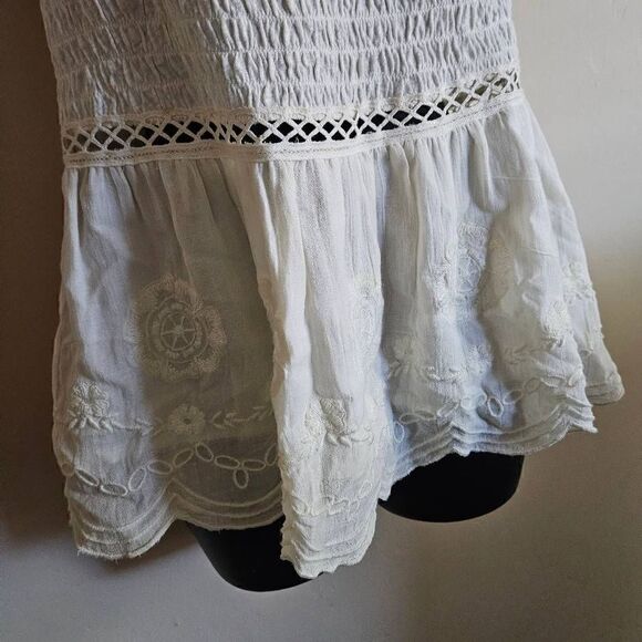 NWOT Anthropologie Meadow Rue Andorra Peplum Blouse - Picture 5 of 11